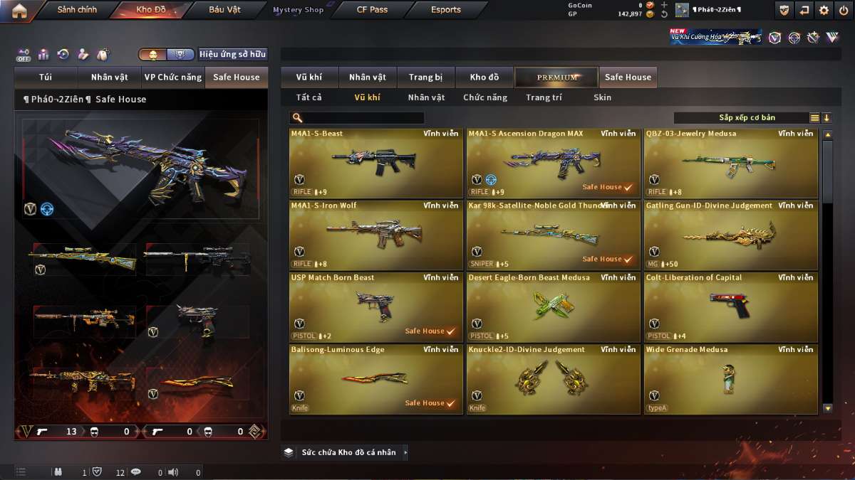shop acc cf uy tin gia re